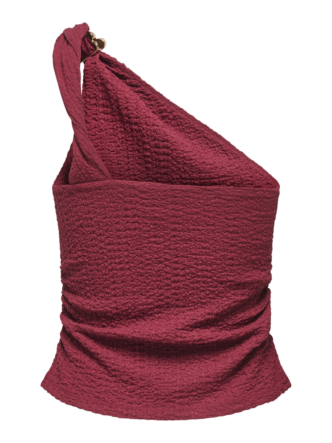 ONLERIKKA ASSYMETRIC CRINKLE TOP PN, Brick Red 234335 Bild 2