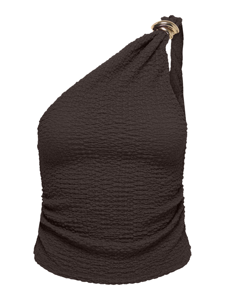 ONLERIKKA ASSYMETRIC CRINKLE TOP PN, Coffee Bean 237375 Bild 1