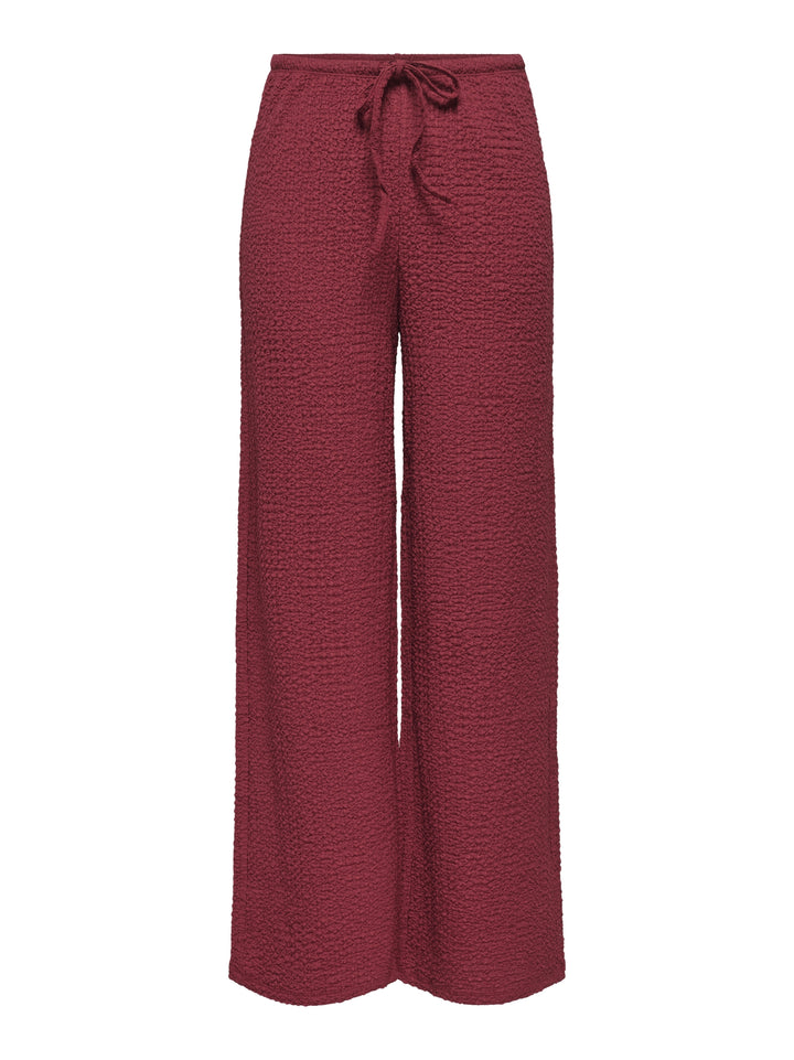 ONLERIKKA HW WIDE CRINKLE PANT PNT, Brick Red 234335 Bild 1