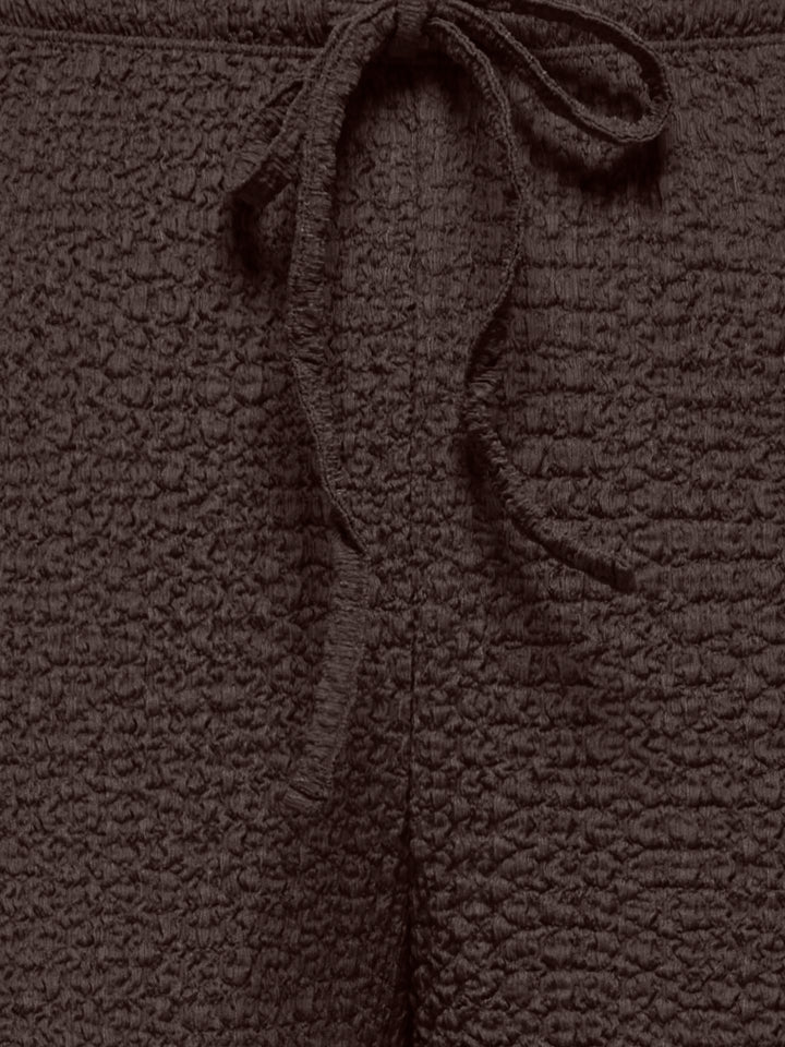 ONLERIKKA HW WIDE CRINKLE PANT PNT, Coffee Bean 237375 Bild 3