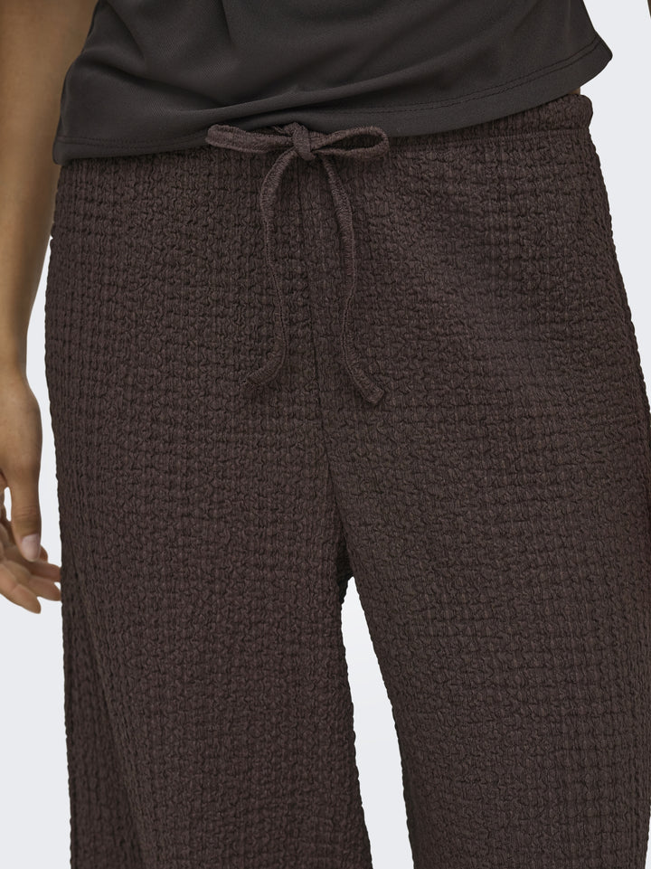 ONLERIKKA HW WIDE CRINKLE PANT PNT, Coffee Bean 237375 Bild 7