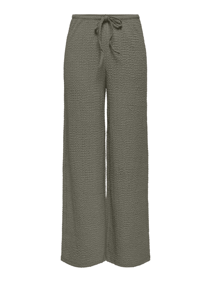 ONLERIKKA HW WIDE CRINKLE PANT PNT, Smokey Olive 303968 Bild 1