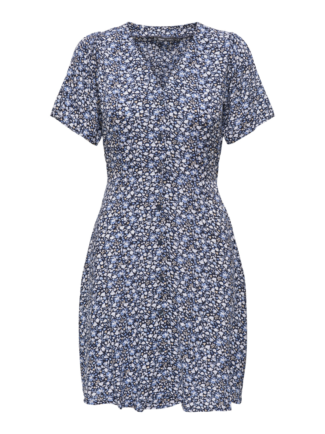 ONLEVIDA S/S SHORT DRESS WVN NOOS, Night Sky/SOFIA WHITE BLUE DITSY 194962026 Bild 1
