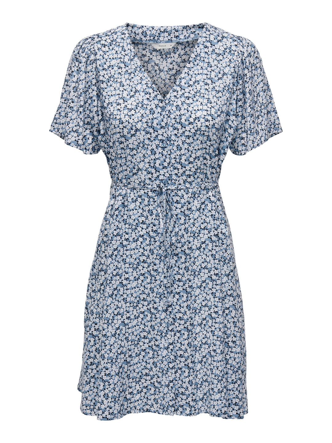 ONLEVIDA S/S SHORT DRESS WVN NOOS, Provincial Blue/SADIE FLOWER 226855006 Bild 1