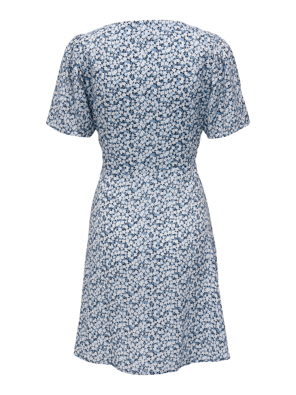 ONLEVIDA S/S SHORT DRESS WVN NOOS, Provincial Blue/SADIE FLOWER 226855006 Bild 2
