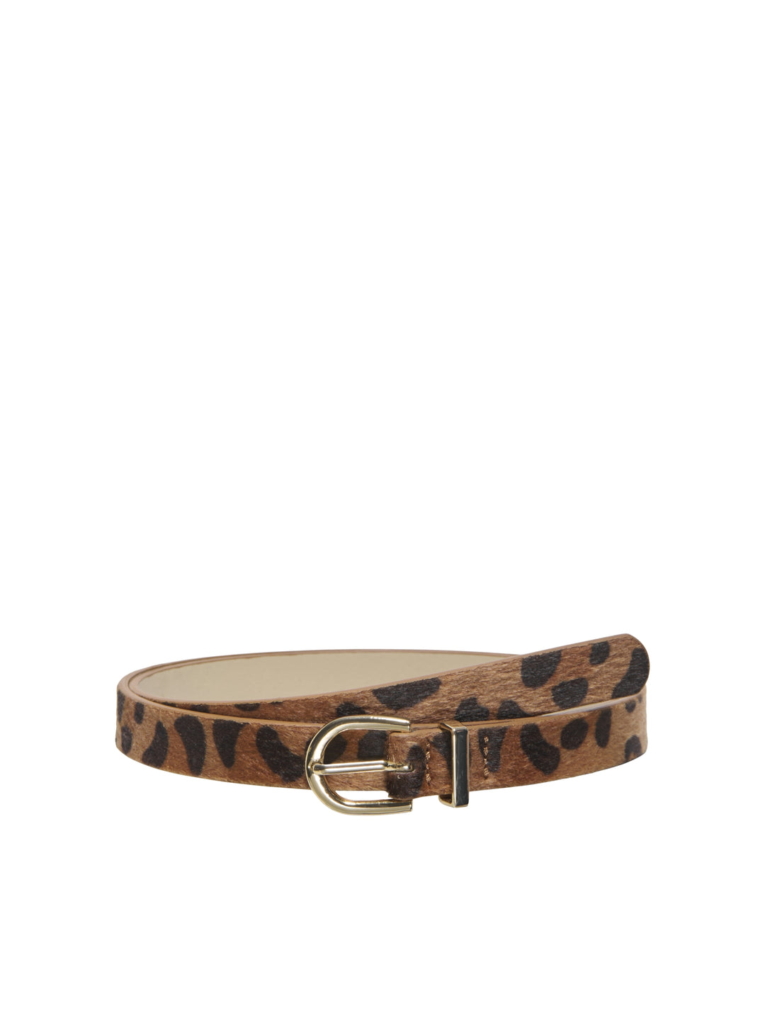 ONLFELICITY FAUX FUR JEANS BELT ACC, Toasted Coconut/LEOPARD W. LIGHT GO 227035001 Bild 1