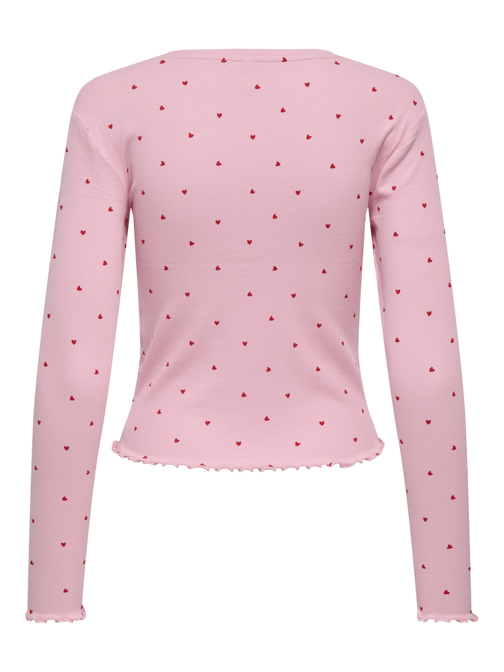 ONLFENJA L/S CROPPED AOP TOP JRS, Romance Rose/Little heart barbados 305041014 Bild 2