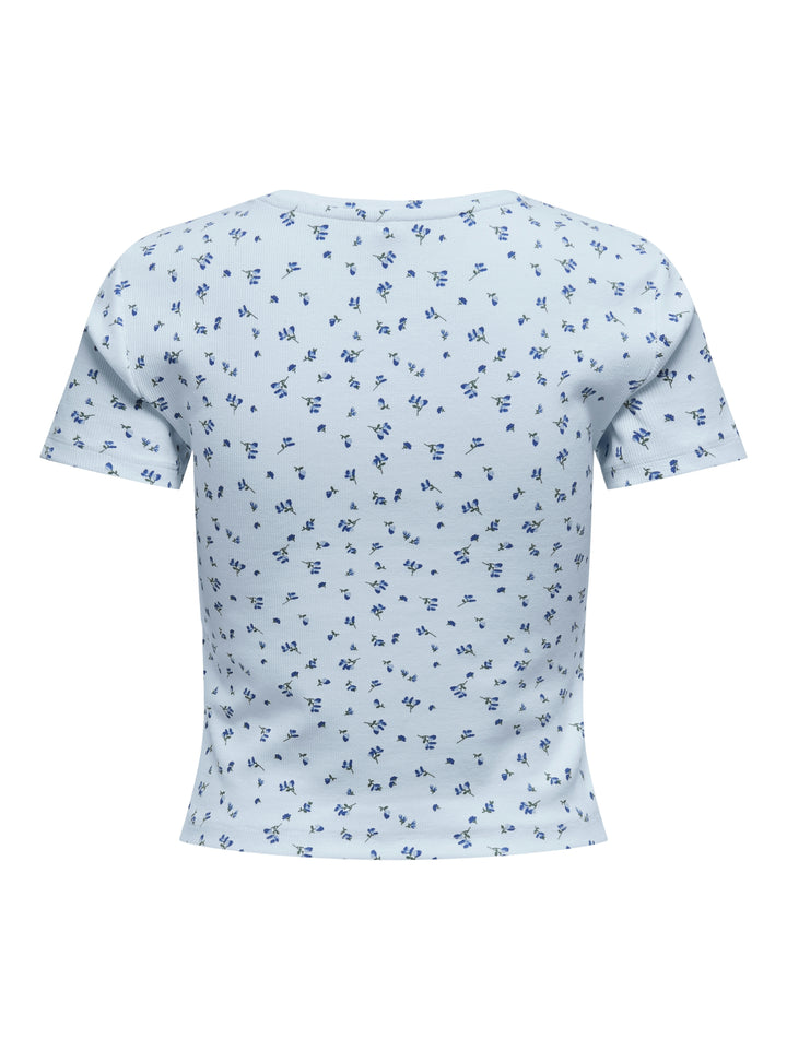 ONLFENJA S/S AOP TOP JRS NOOS, Cashmere Blue/Blue flowers 193179001 Bild 2