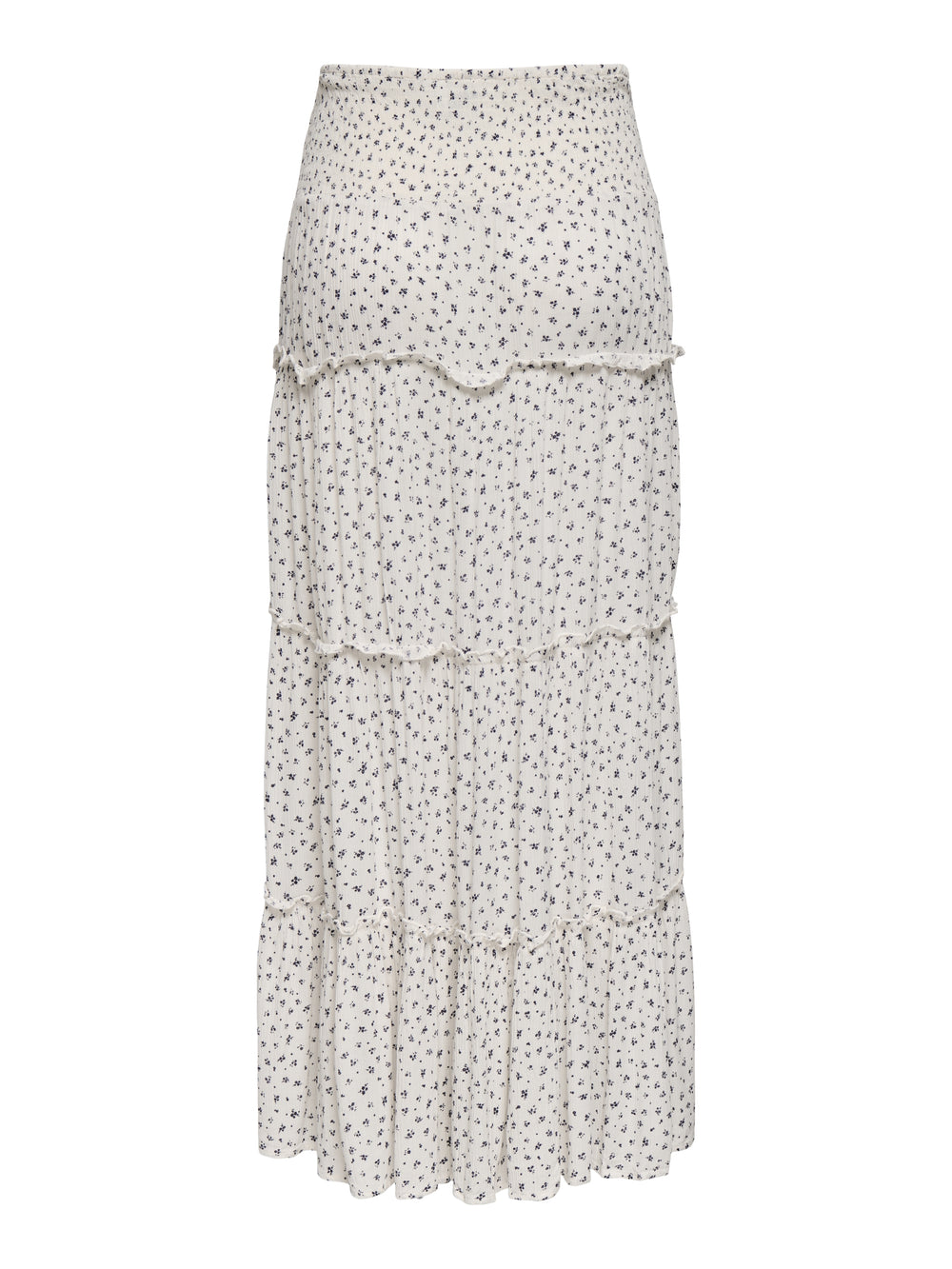 ONLFERNANDA LIFE LAYRED LONG SKIRT, Cloud Dancer/LUKKI BLUE DITSY 177922001 Bild 2