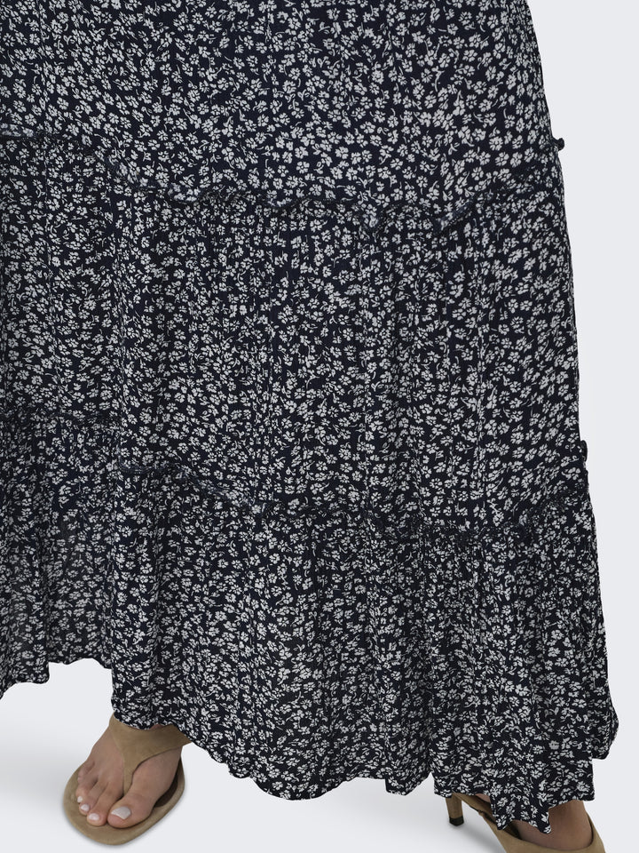 ONLFERNANDA LIFE LAYRED LONG SKIRT, Night Sky/FERNANDA FLOWER 194962002 Bild 3