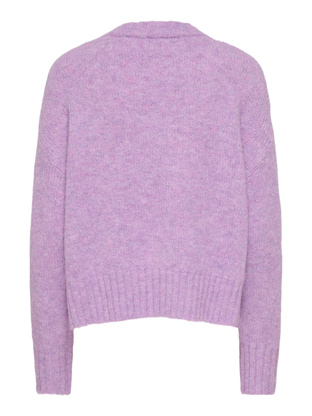 ONLFIONA LS LOOSE V-NECK KNT, Violet Tulle/Melange 279978001 Bild 2
