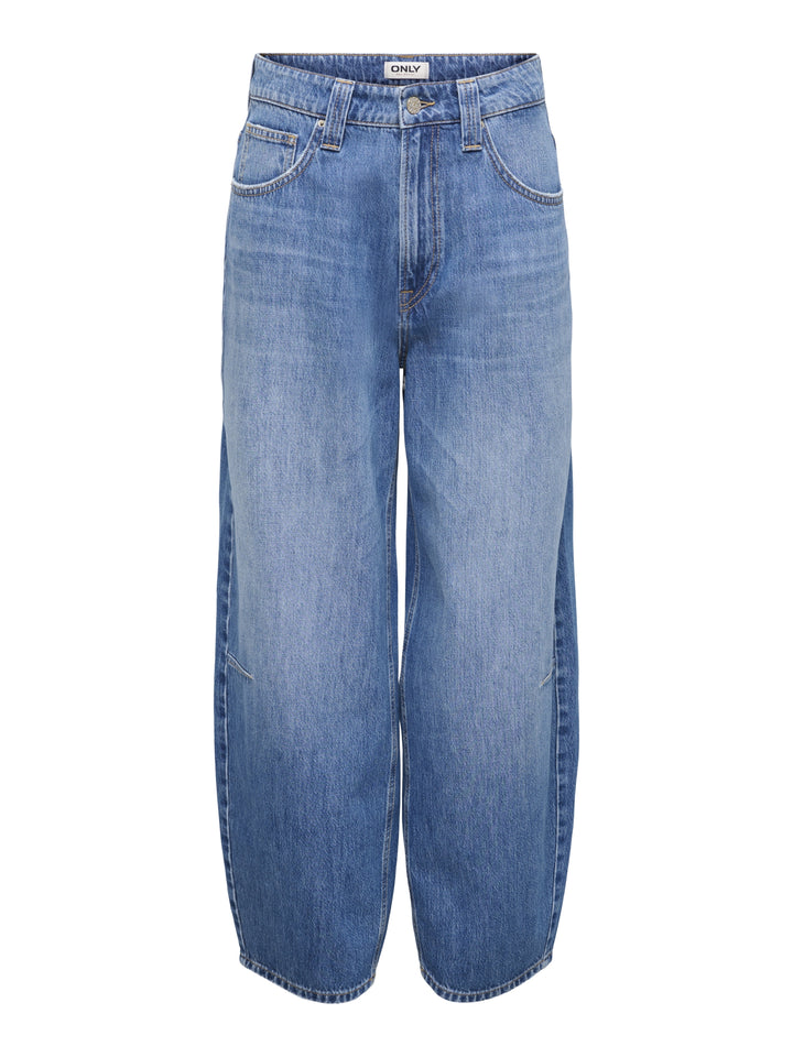 ONLFRANKIE HW ANK BARREL DNM DOT548, Medium Blue Denim 179695 Bild 1