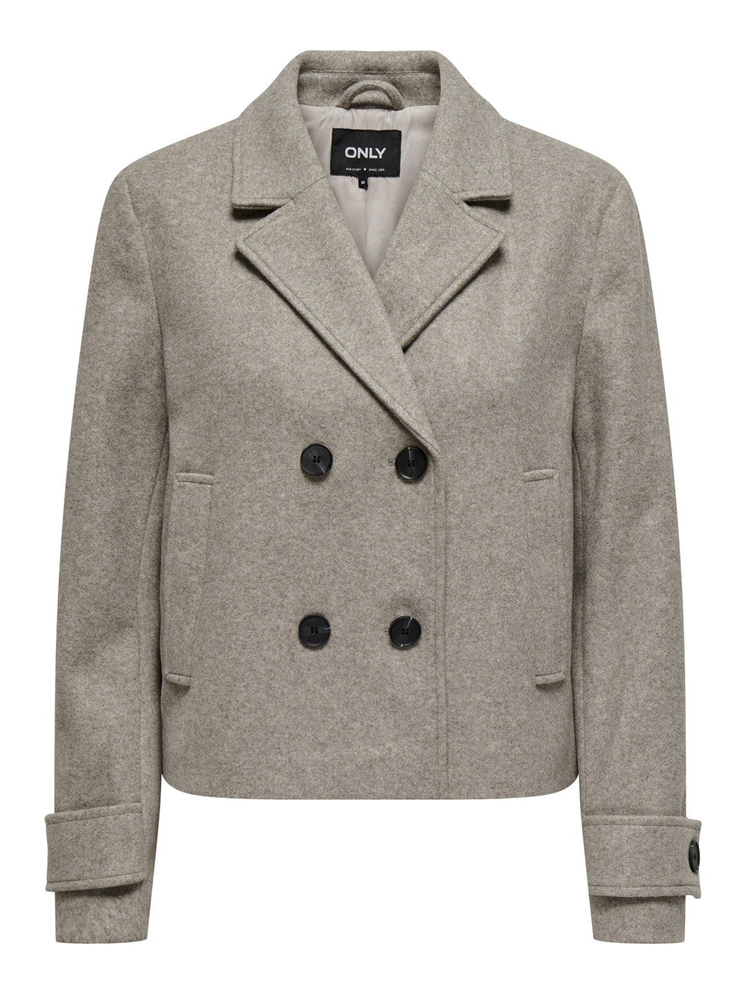 ONLFREJA SHORT DB JACKET OTW NOOS, Mocha Meringue/MELANGE 278275001 Bild 1