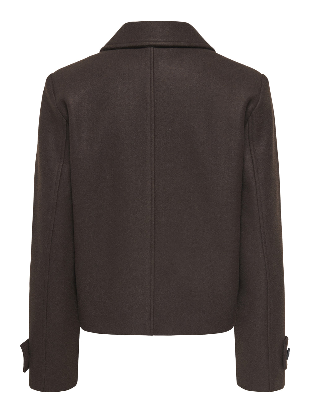 ONLFREJA SHORT DB JACKET OTW NOOS, Hot Fudge/MELANGE 282716001 Bild 2