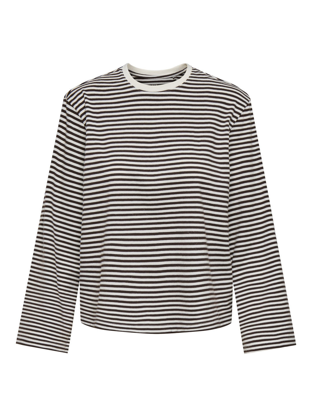 ONLFREJA STRIPE L/S WIDE SLEEVE JRS, Coffee Bean/Cloud dancer (mel) 237375002 Bild 1