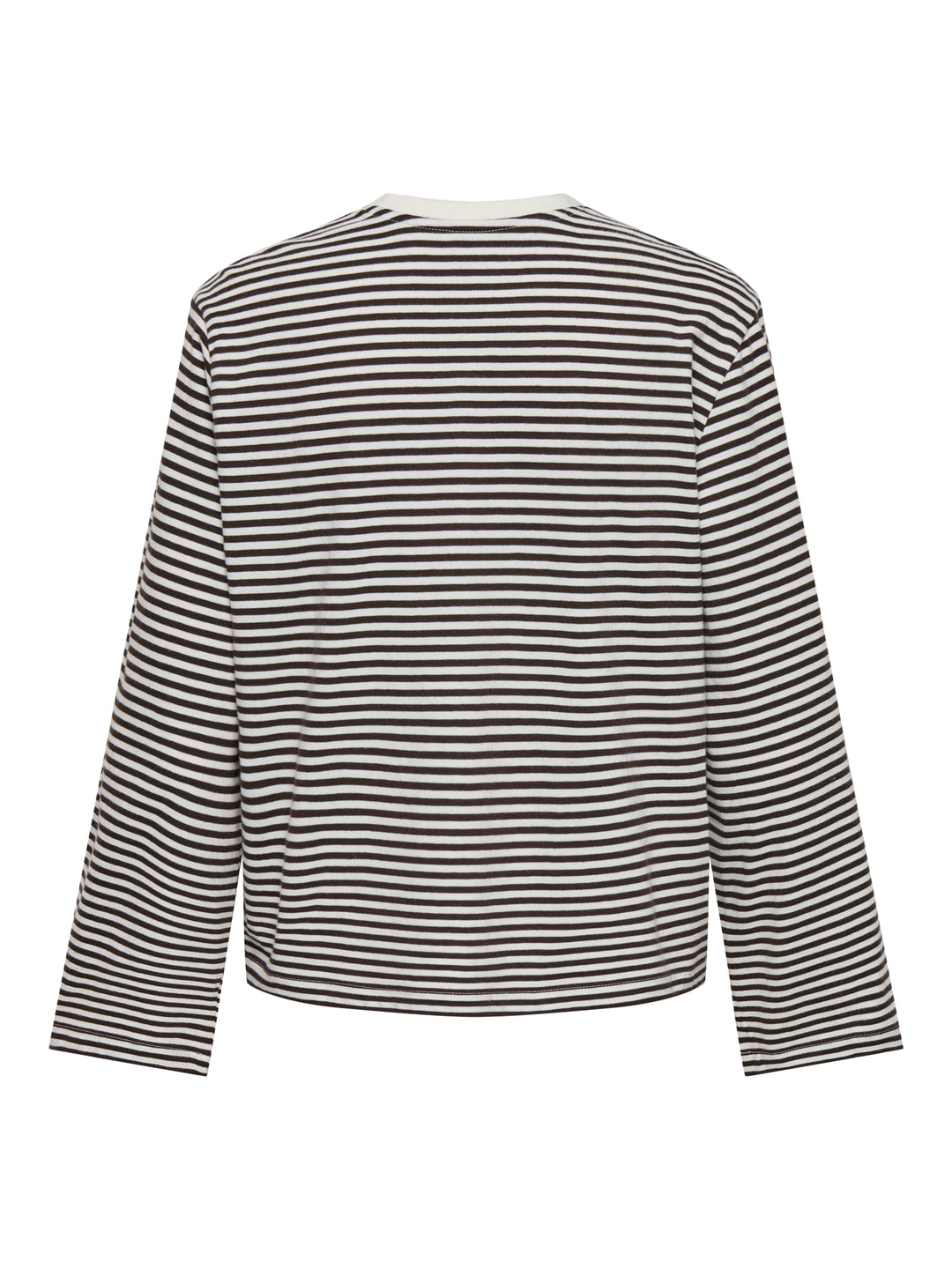 ONLFREJA STRIPE L/S WIDE SLEEVE JRS, Coffee Bean/Cloud dancer (mel) 237375002 Bild 2