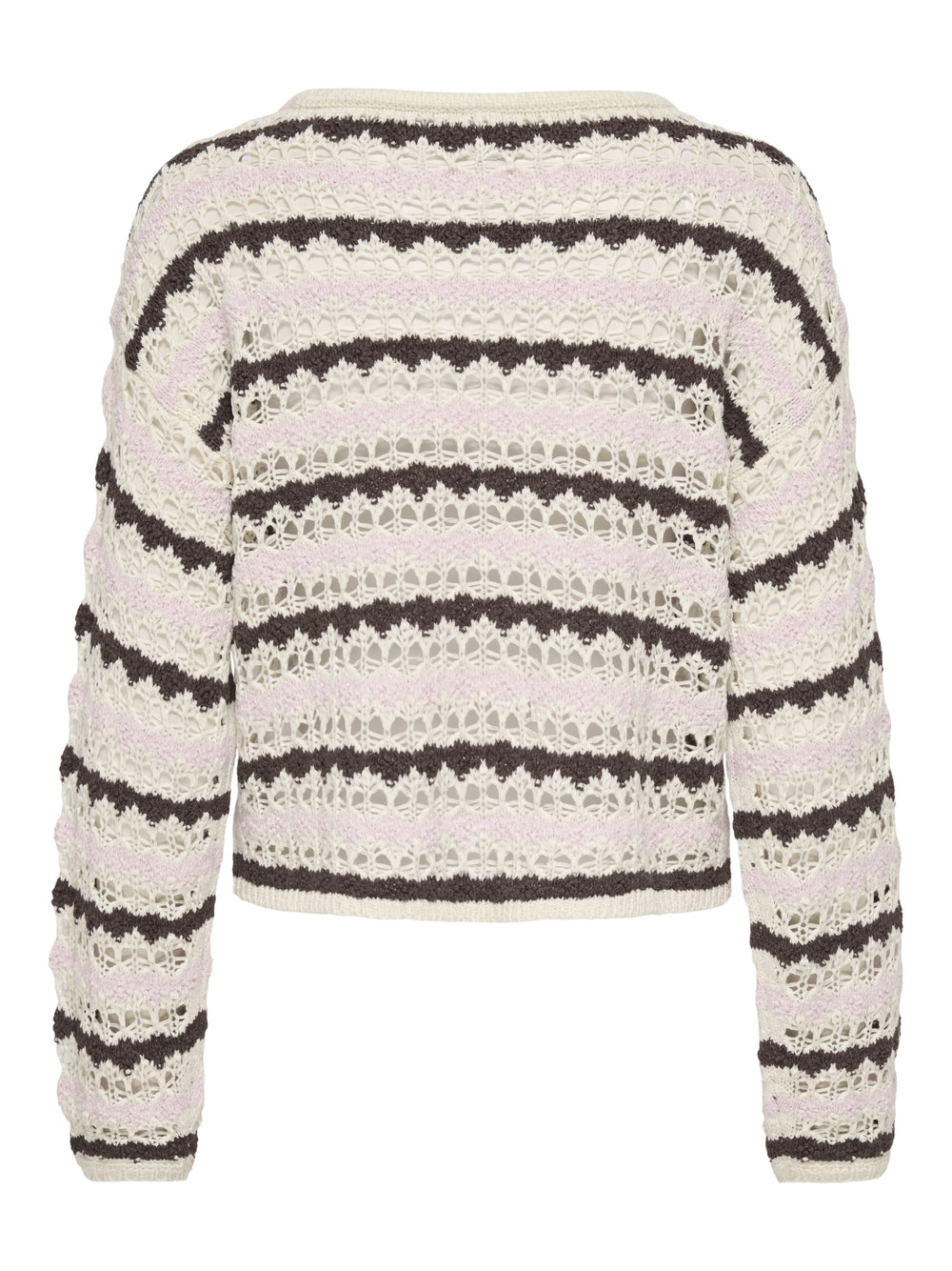 ONLGEENA LS O-NECK PATTERN LOOSE CC, Birch/Pale L/Chocolate M 180083002 Bild 2