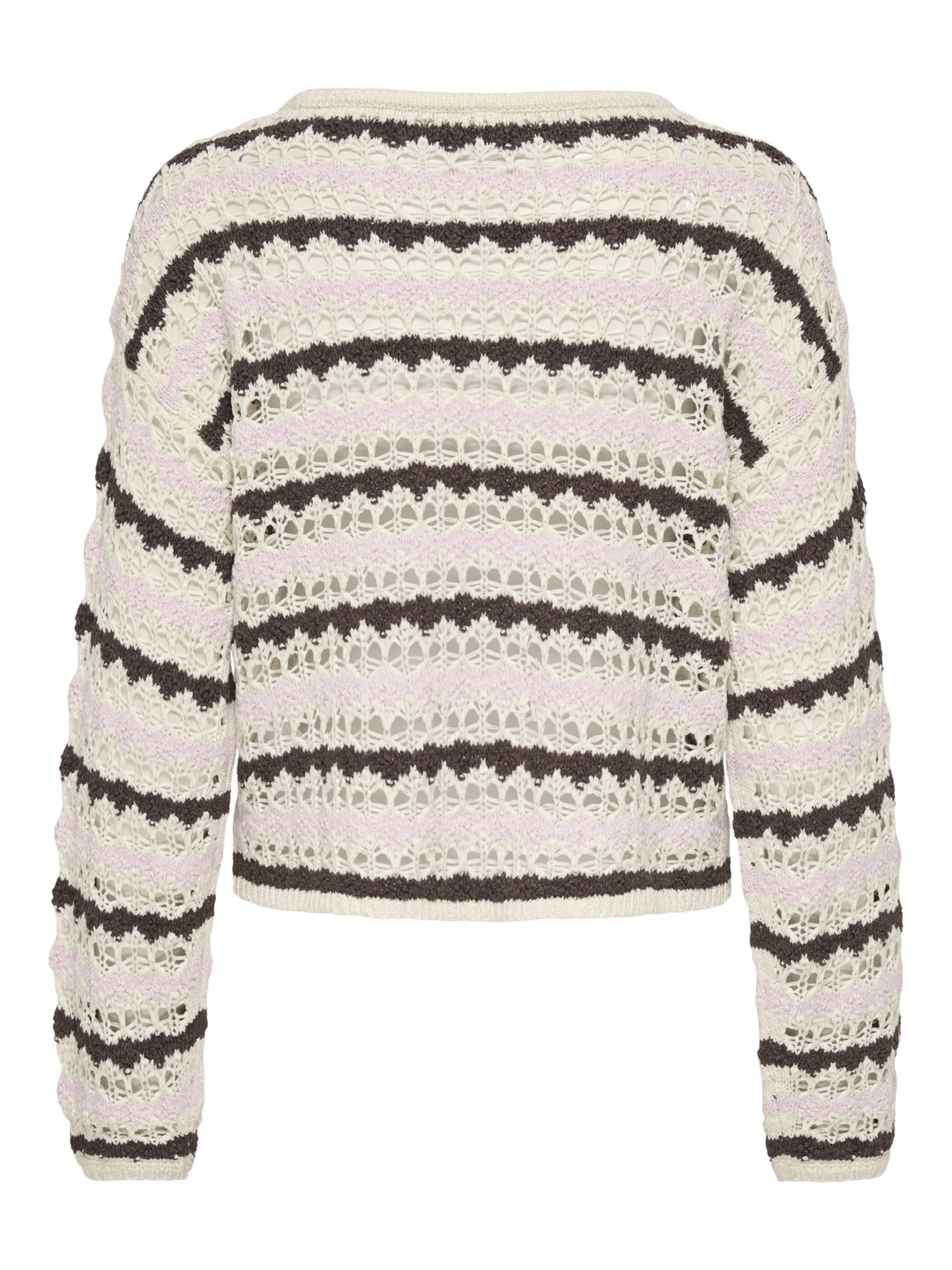 ONLGEENA LS O-NECK PATTERN LOOSE CC, Birch/Pale L/Chocolate M 180083002 Bild 2