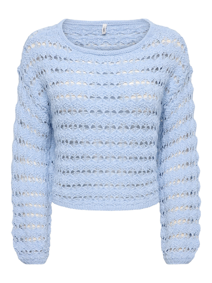 ONLGEENA LS O-NECK PATTERN LOOSE CC, Cashmere Blue 193179 Bild 1