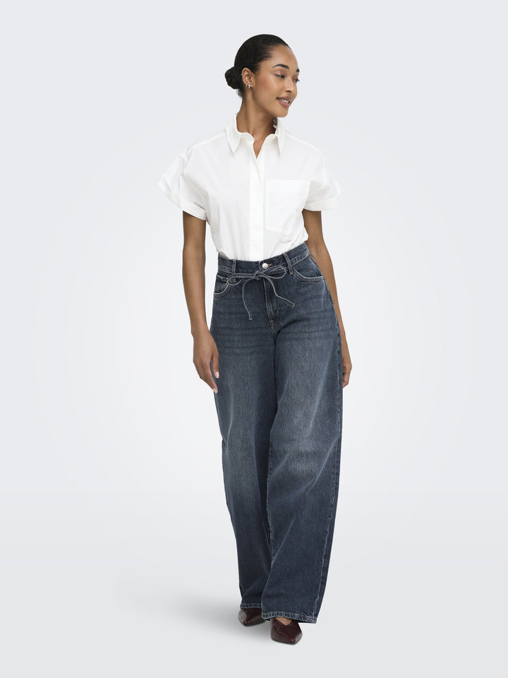 ONLGIANNA MW STRAIGHT DNM DOT003 NO, Special Blue Grey Denim 264035 Bild 4