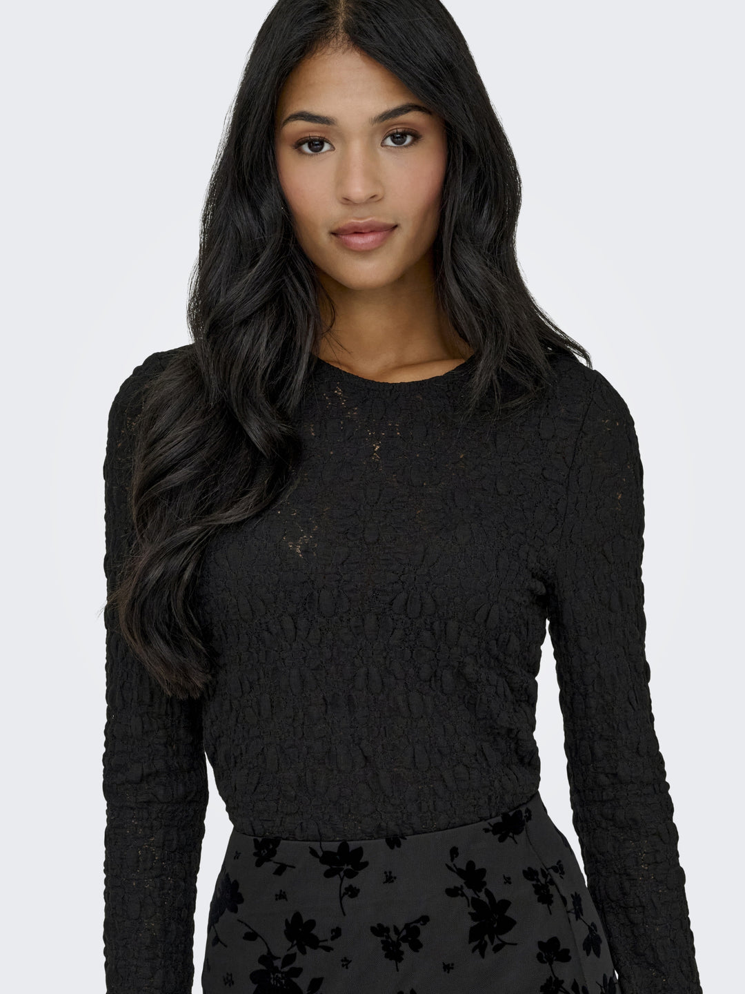 ONLGIAVANNA L/S TOP JRS, Black 177911 Bild 5