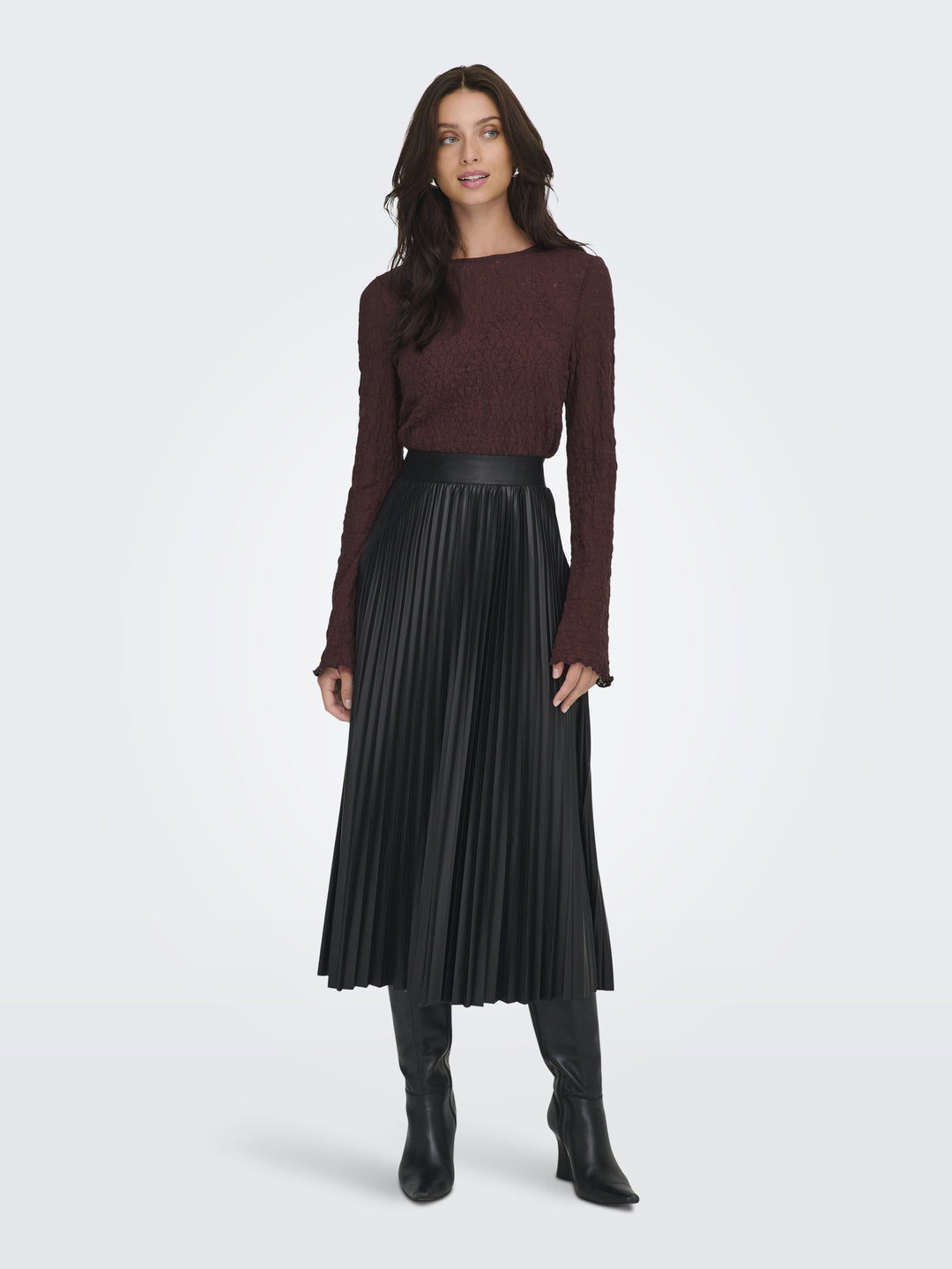 ONLGIAVANNA L/S TOP JRS, Decadent Chocolate 215570 Bild 1