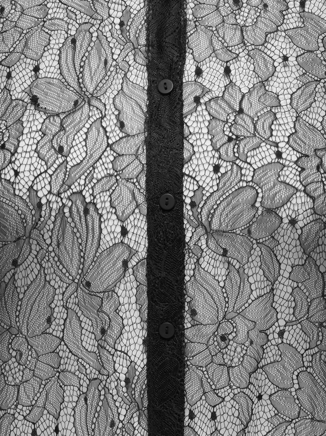 ONLGILMORE L/S LACE SHIRT WVN, Black 177911 Bild 3