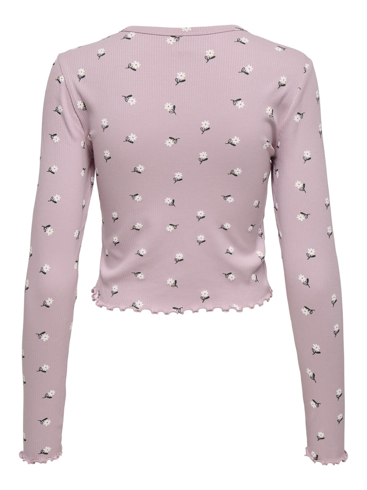 ONLINA L/S CARDIGAN JRS, Keepsake Lilac/Days flower 244515001 Bild 2