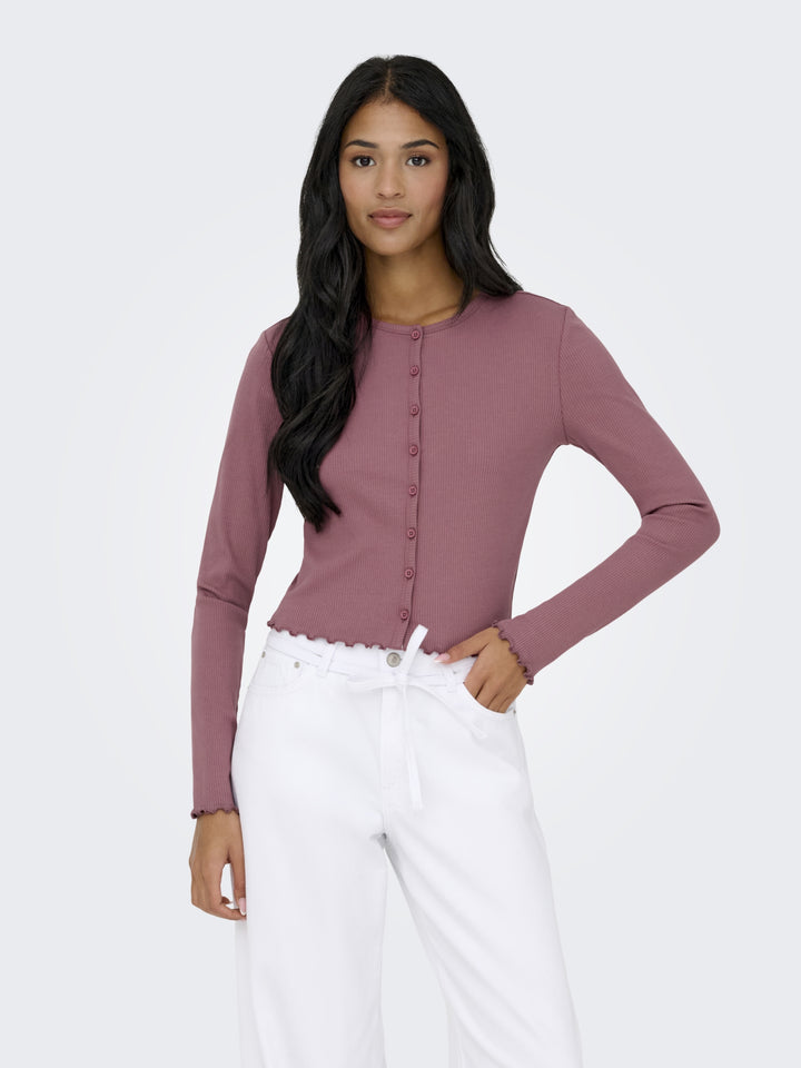 ONLINA L/S CARDIGAN JRS, Rose Brown 207991 Bild 5