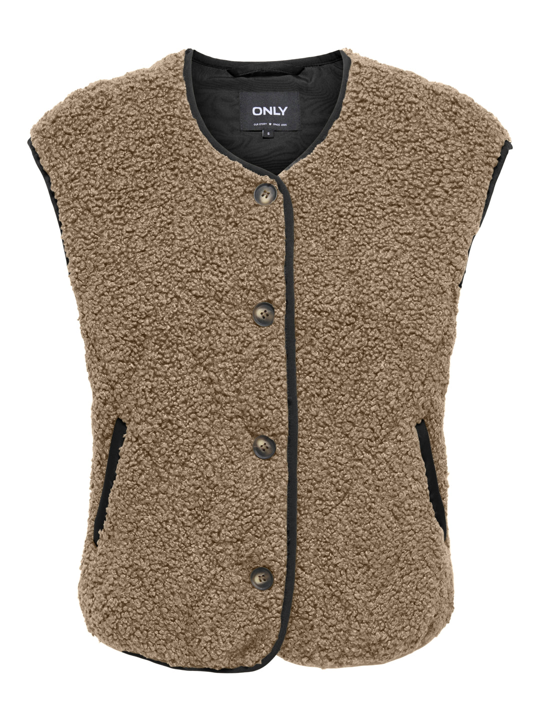 ONLINES TEDDY WAISTCOAT CC OTW, Tigers Eye/Black 193795001 Bild 1
