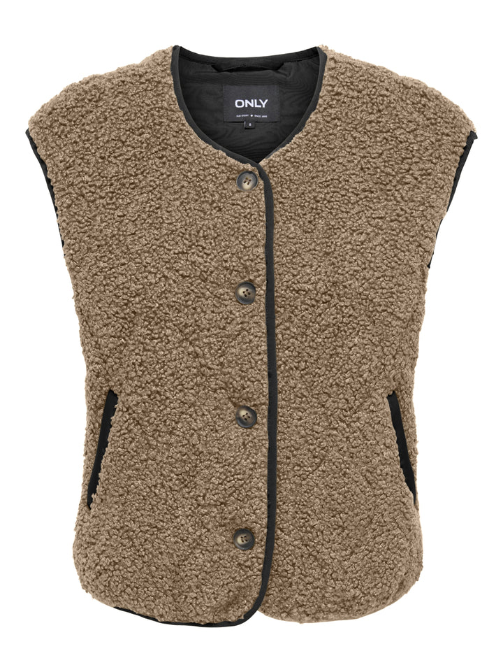 ONLINES TEDDY WAISTCOAT CC OTW, Tigers Eye/Black 193795001 Bild 1
