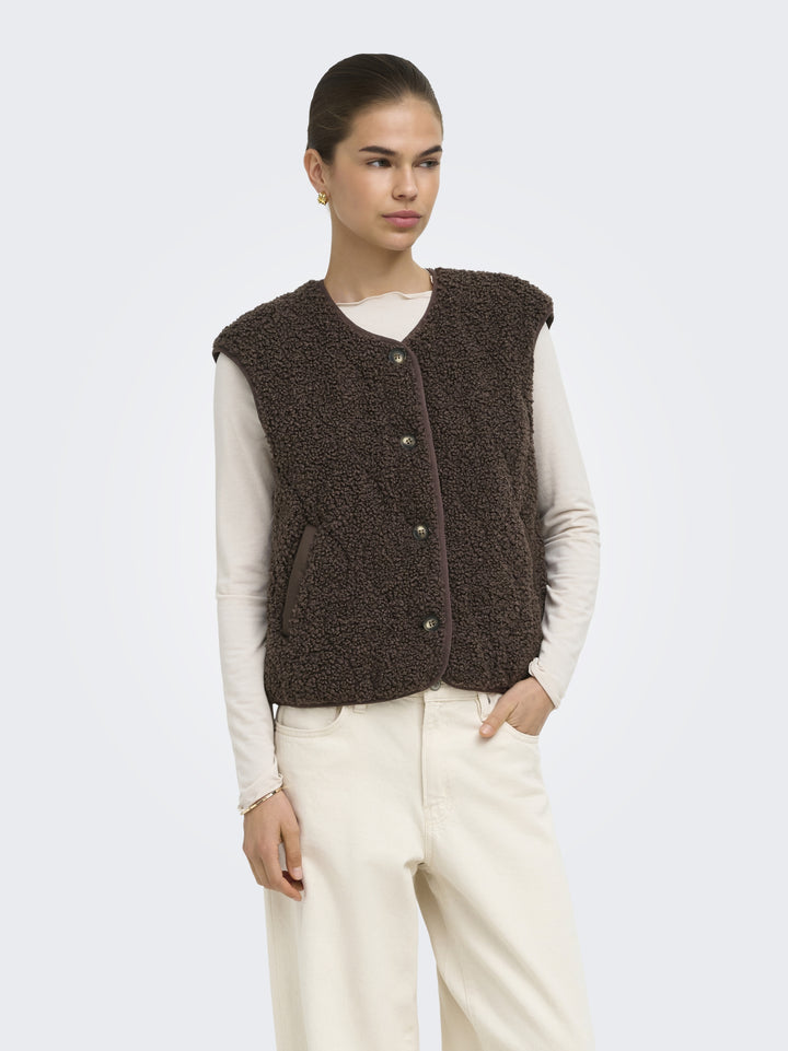 ONLINES TEDDY WAISTCOAT CC OTW, Chocolate Martini 286415 Bild 5
