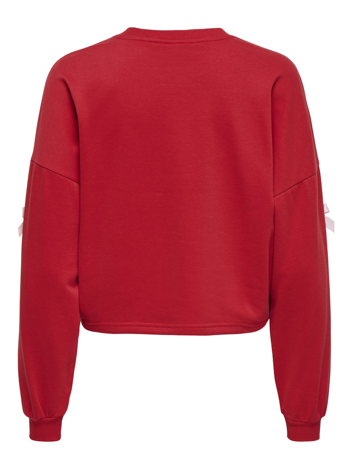 ONLJEDEITE L/S BOW BOX UB SWT, Barbados Cherry/Pale lilac bows 180043002 Bild 2