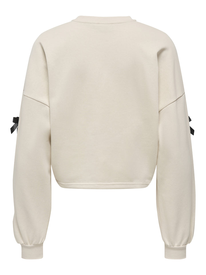 ONLJEDEITE L/S BOW BOX UB SWT, Birch/Black bows 180083001 Bild 2