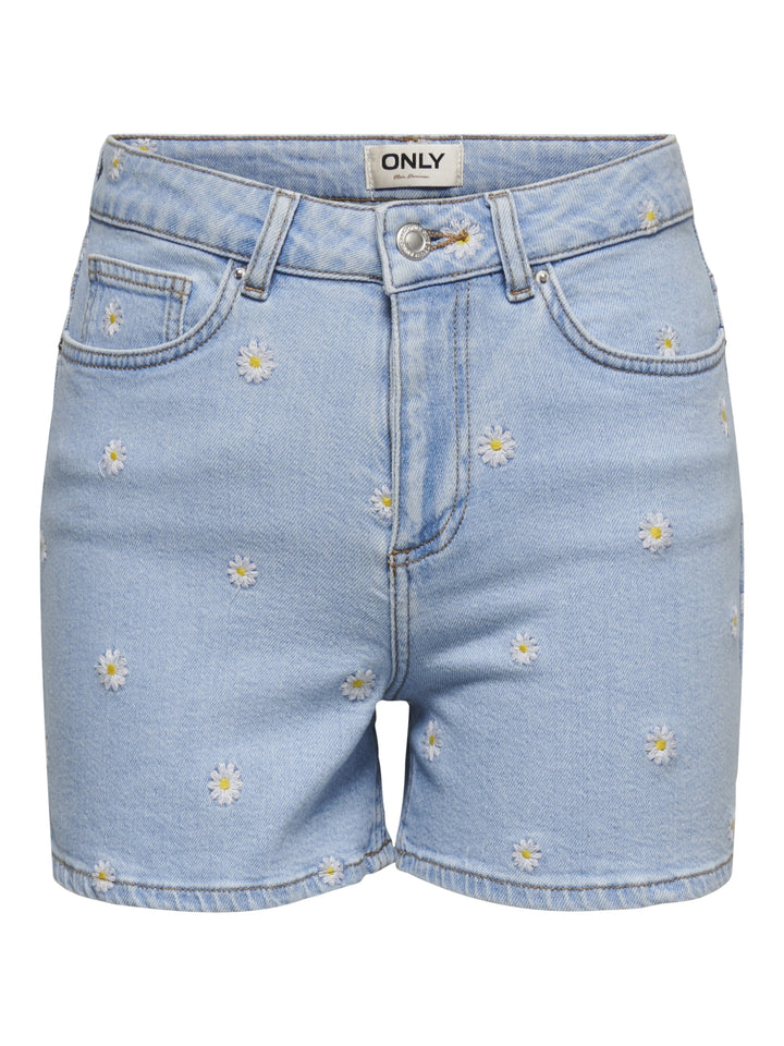 ONLJOSEPHINE HW DAISY DNM SHORTS AZ, Light Blue Denim 177934 Bild 1