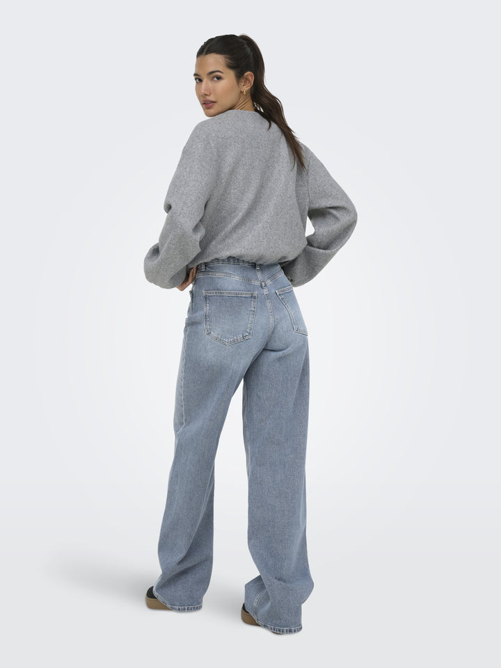 ONLJUICY HW WIDE LEG DNM DOT661, Special Blue Grey Denim 264035 Bild 5