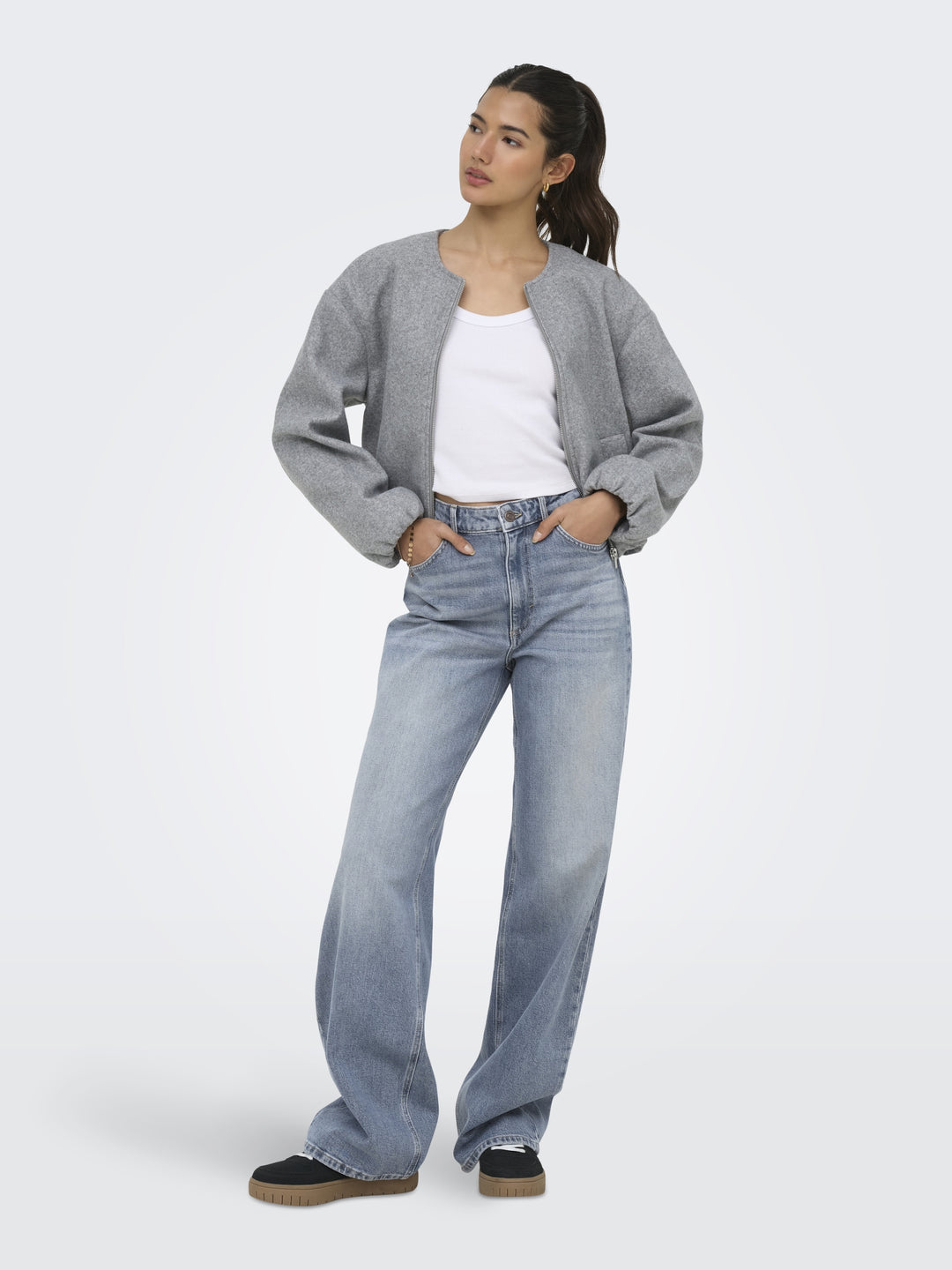 ONLJUICY HW WIDE LEG DNM DOT661, Special Blue Grey Denim 264035 Bild 6