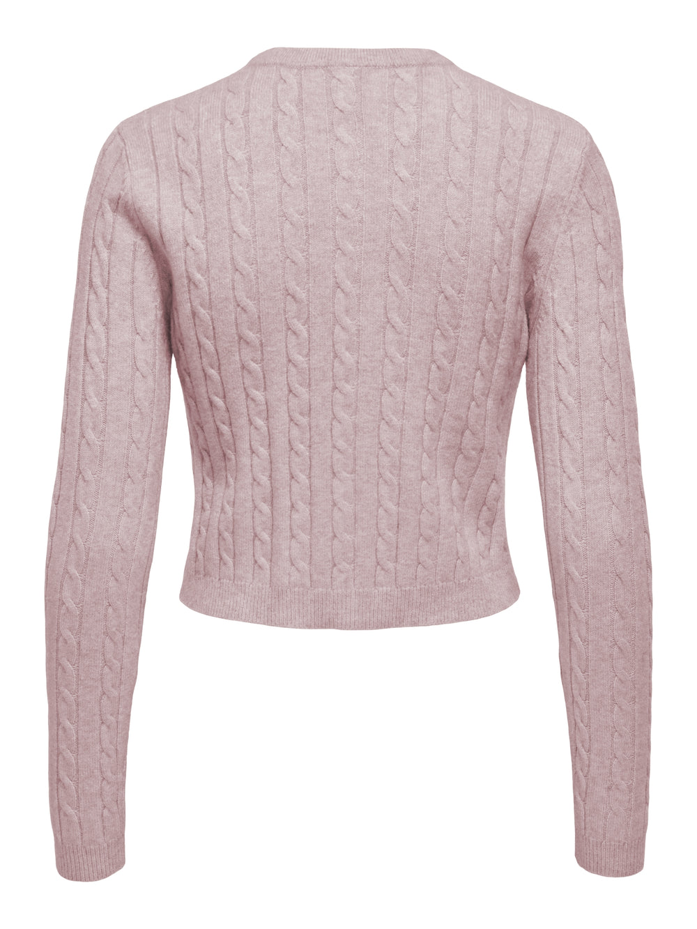 ONLKATIA LS CABLE BUTTON CARDIGAN C, Burnished Lilac/Mel/True Red Heart 226816004 Bild 2