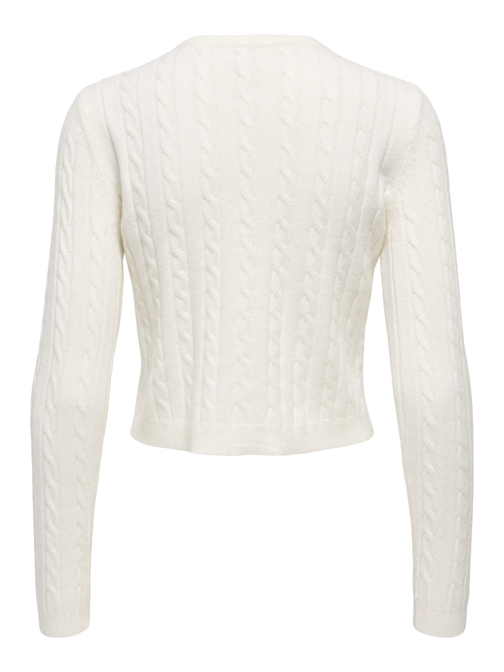 ONLKATIA LS CABLE BUTTON CARDIGAN C, Baby'S Breath/True Red Heart Emb/Dt 304181007 Bild 2