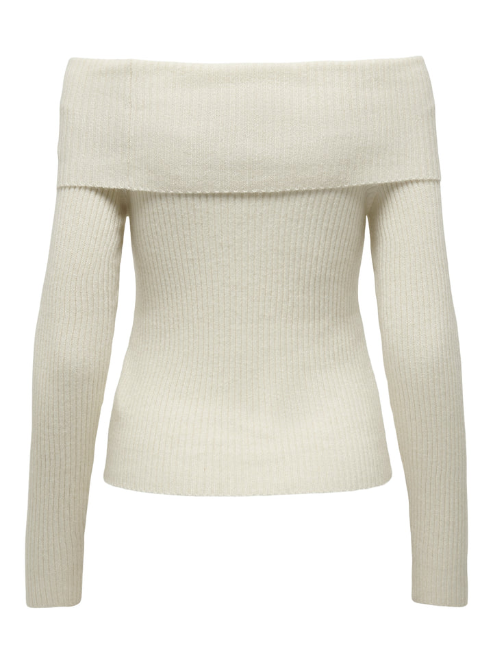 ONLKATIA LS OFF SHOULDER KNT NOOS, Whitecap Gray/Melange 196844001 Bild 2