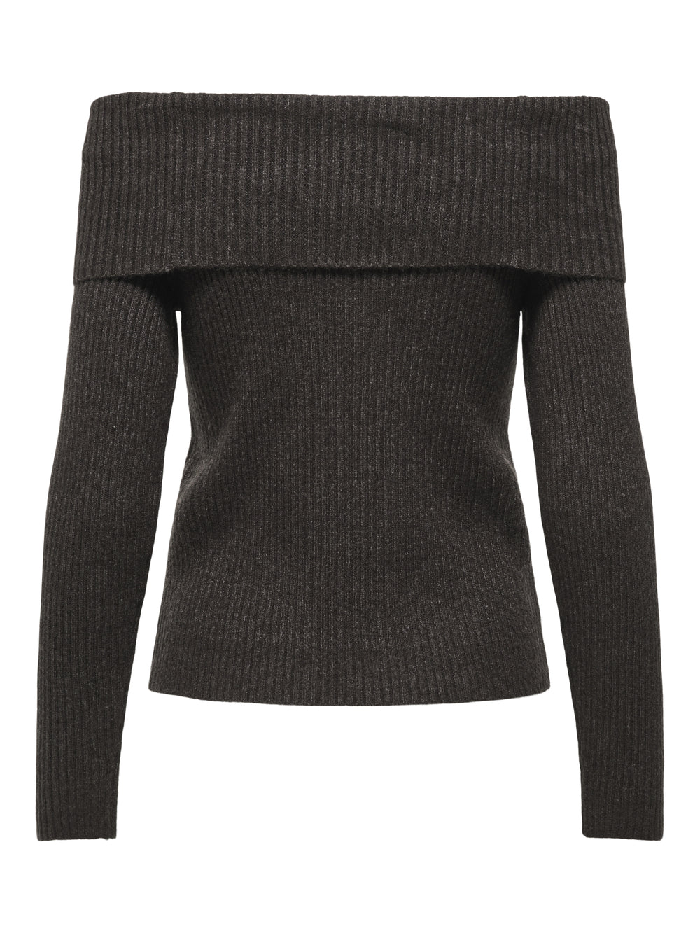 ONLKATIA LS OFF SHOULDER KNT NOOS, Chocolate Torte/Melange 244915001 Bild 2