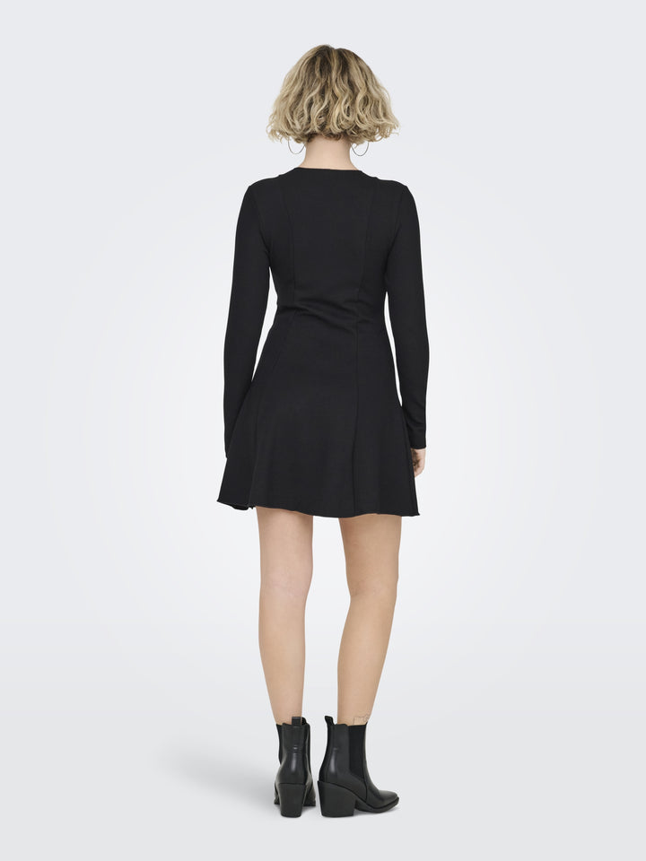 ONLKENYA L/S DRESS JRS, Black 177911 Bild 3