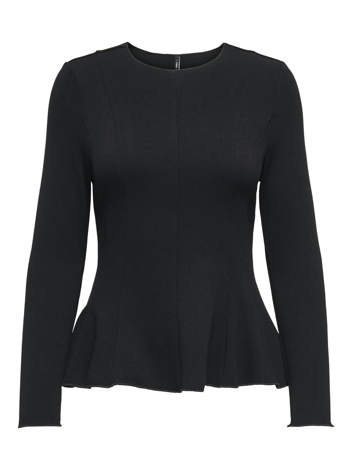 ONLKENYA L/S PEPLUM TOP JRS, Black 177911 Bild 1