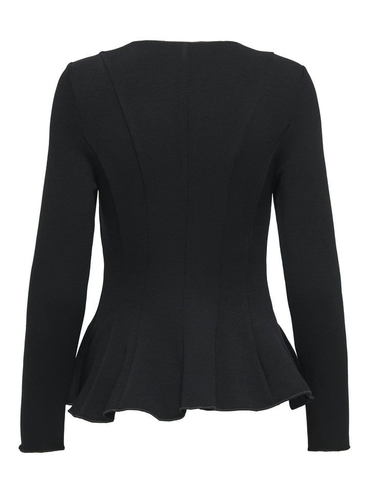 ONLKENYA L/S PEPLUM TOP JRS, Black 177911 Bild 2