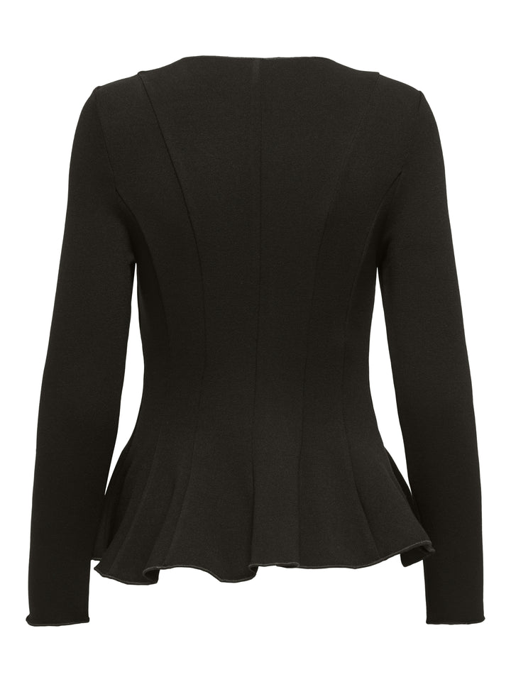 ONLKENYA L/S PEPLUM TOP JRS, Chocolate Torte 244915 Bild 2