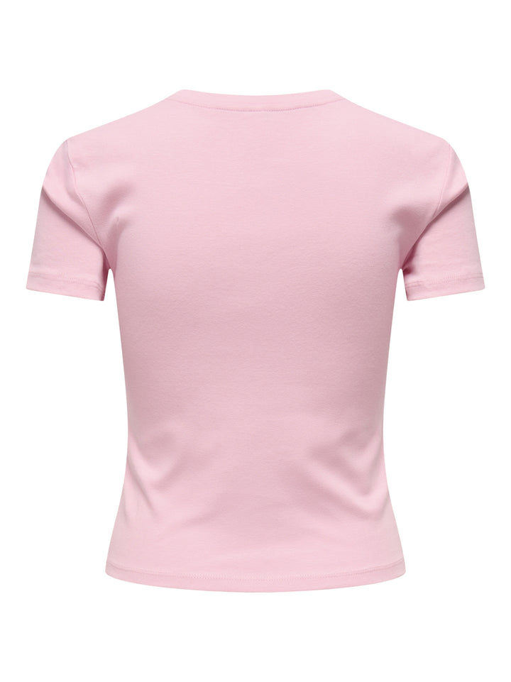 ONLKIRA S/S O-NECK TOP JRS, Romance Rose/Hug me 305041007 Bild 2