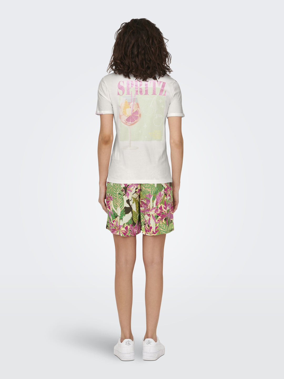 ONLKITA S/S DRINKS TOP BOX JRS, Cloud Dancer/Dacey spritz back 177922009 Bild 4