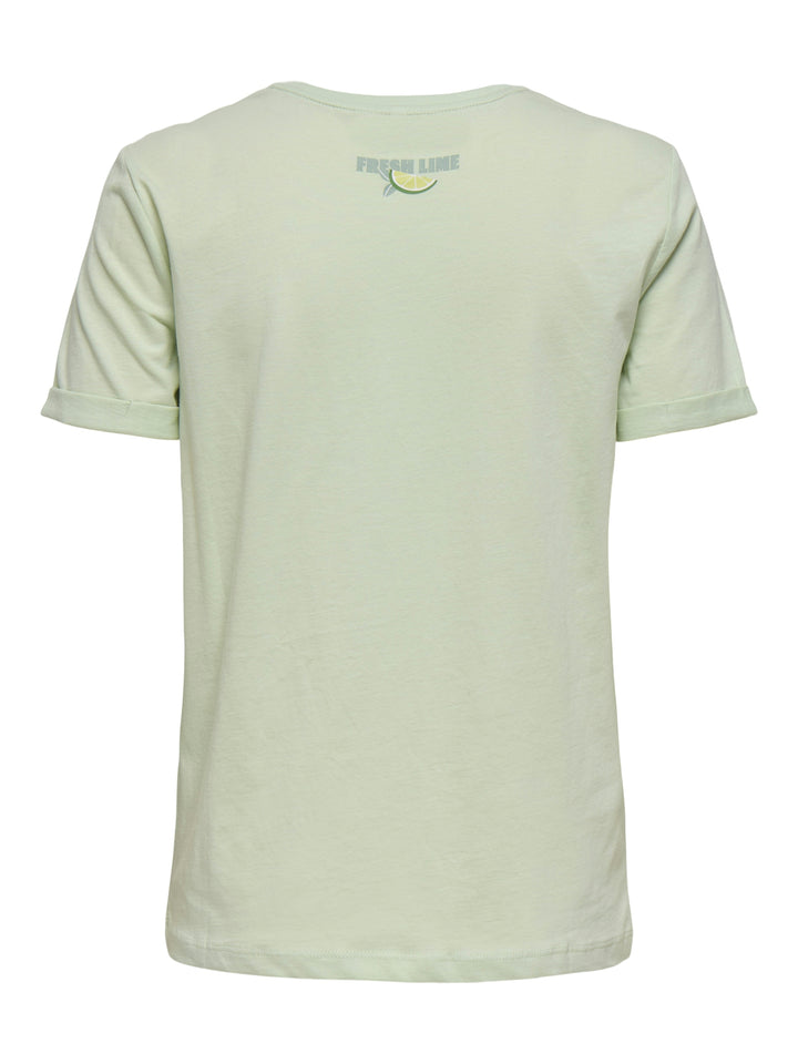 ONLKITA S/S DRINKS TOP BOX JRS, Green Lily/Dacey lime front 202570011 Bild 2