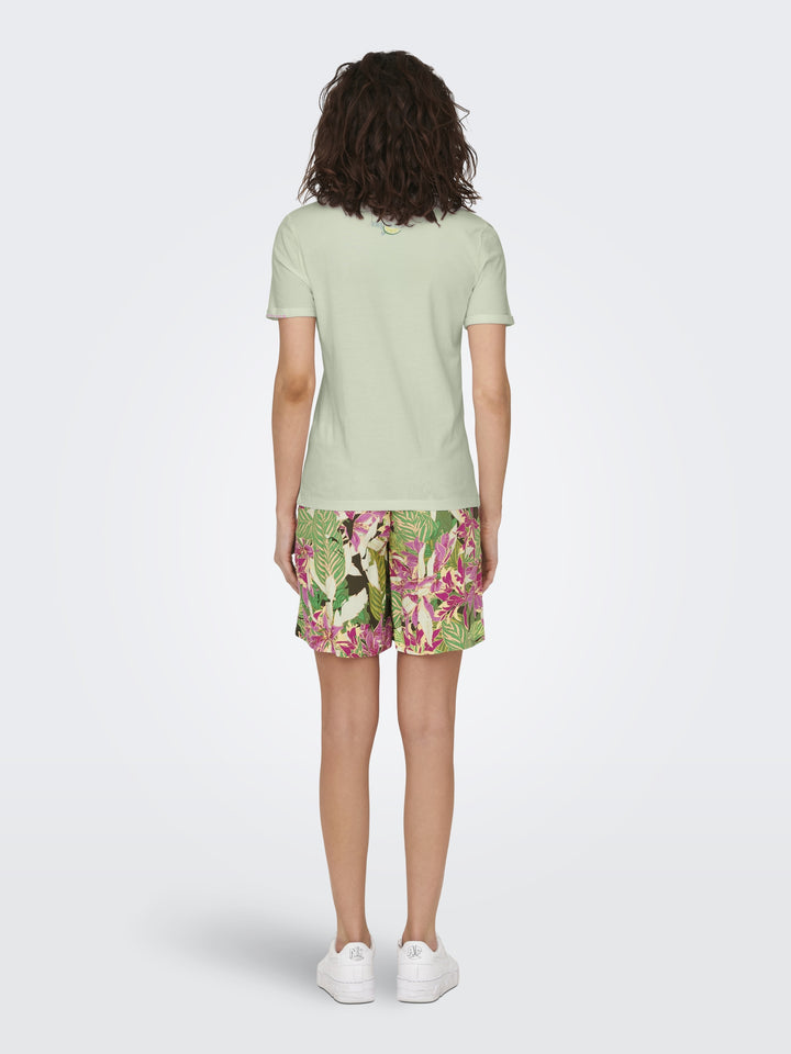 ONLKITA S/S DRINKS TOP BOX JRS, Green Lily/Dacey lime front 202570011 Bild 3