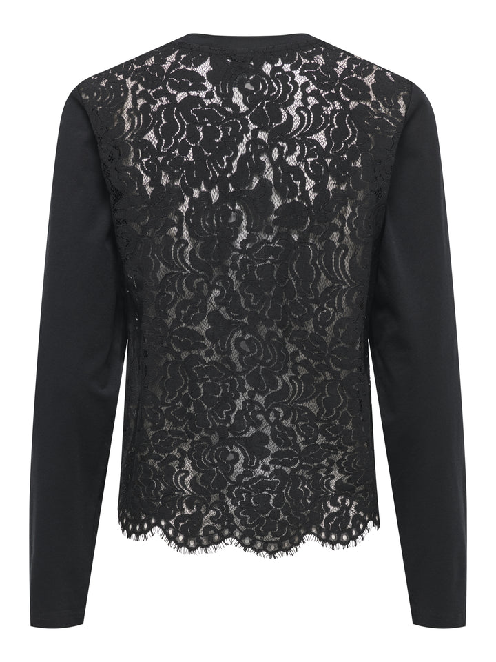 ONLLANIA L/S LACE TOP CS JRS, Black 177911 Bild 3